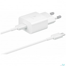 Samsung Сетевое зар./устр. Samsung EP-T1510X 2A+1.67A PD для Samsung кабель USB Type C белый (EP-T1510XWEGRU)