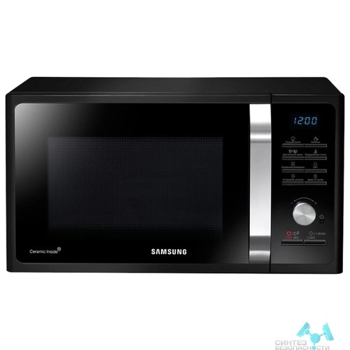 Микроволновая печь Samsung MS23F302TQK, 800 Вт, 23 л, черный